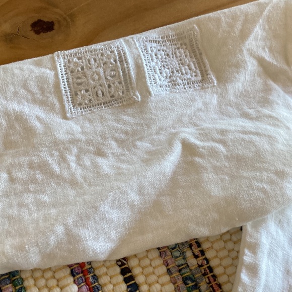 J Jill linen tunic, Pet. Medium, ecru - Picture 5 of 7